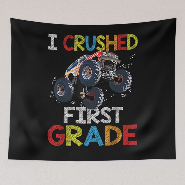Item preview, I Crushed First Grade Gift Graduation Boys Monster Truck  designed and sold by tashiav.