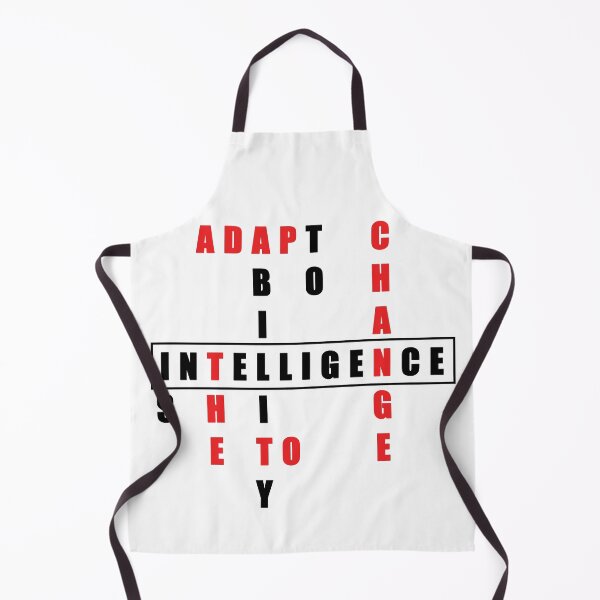 Item preview, intelligence is the ability to adapt to change ▎✔ perfect gift for the nerd or geek in your life. ✔ ▎Funny Stephen Hawking Quote Novelty designed and sold by Troy G Perez.