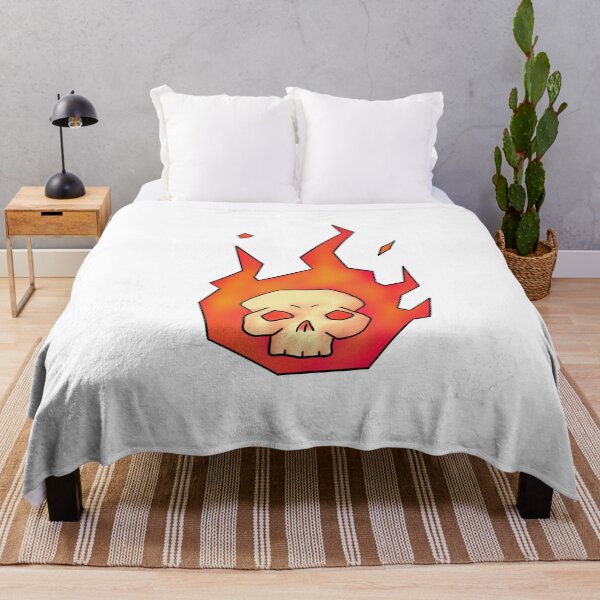 Item preview, skull in flame designed and sold by Furtecin.