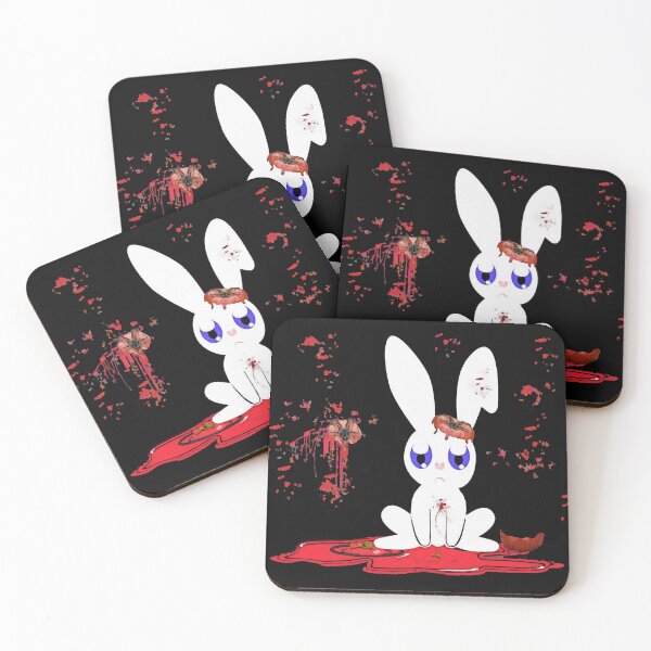 Item preview, Tomato massacre with rabbits, cool rabbit shirts designed and sold by Kirei-Lily.