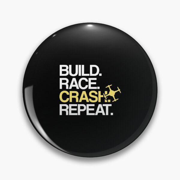 Item preview, Build Race Crash Repeat Drone Pilot Pullover Hoodie designed and sold by ribbinjunk.