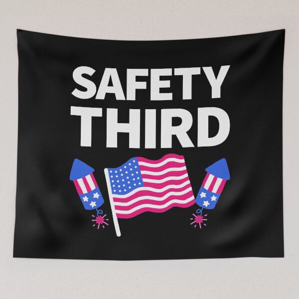 Item preview, Safety Third July 4th Independence American Design designed and sold by justjonboy.