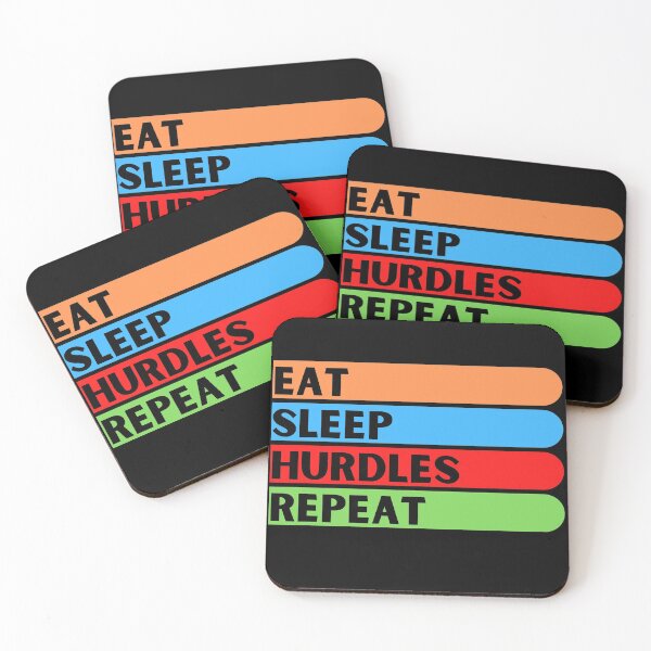 Item preview, Eat Sleep hurdles repeat designed and sold by TThousand.