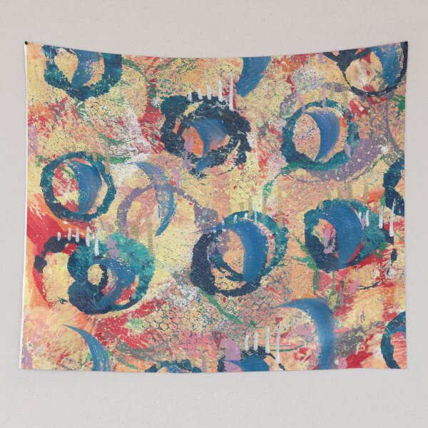 Item preview, Blue Circles 2 of 2 designed and sold by Sarah Aubry.