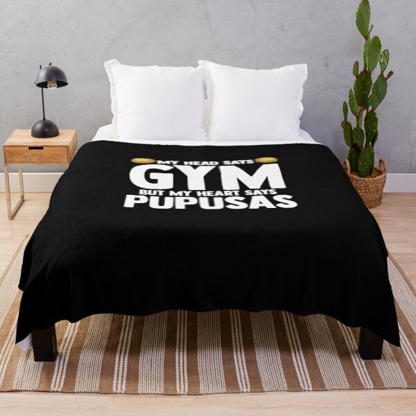 Item preview, My Head Says Gym But My Heart Says Pupusas El Salvador designed and sold by Nessshirts.