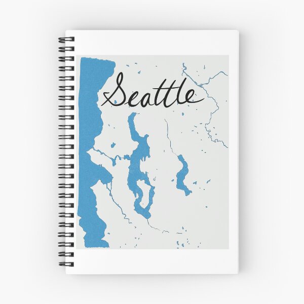 Item preview, Map of Seattle designed and sold by Corrie Mick.