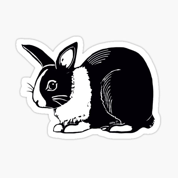 Dutch Rabbit Sticker