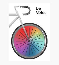 Le Velo Blanc Photographic Print