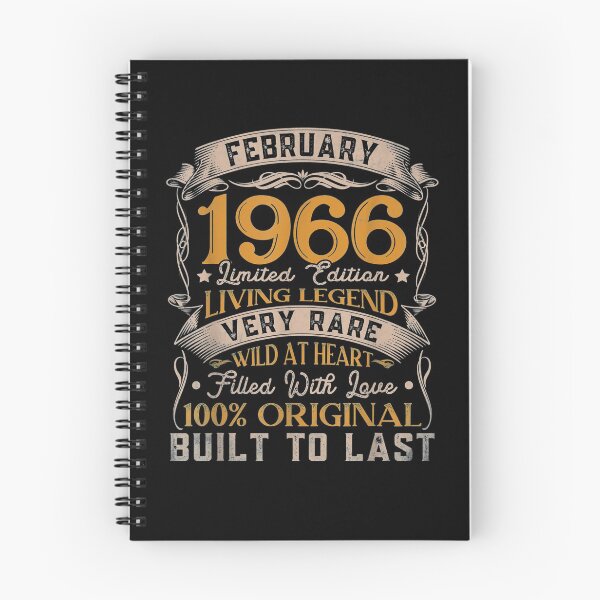 Item preview, Born In February 1966 Vintage 55th Birthday Gifts 55 Yrs Old  designed and sold by avareid3.