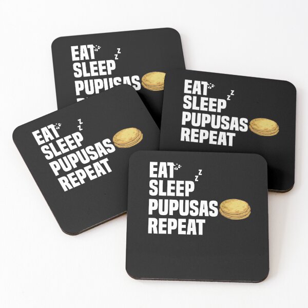 Item preview, Eat Sleep Pupusas Repeat Pupusas Lover Pupusas Maker designed and sold by Nessshirts.