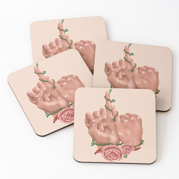 Item preview, BTS V Jimin Hand (floral) designed and sold by tinypaintspeckl.