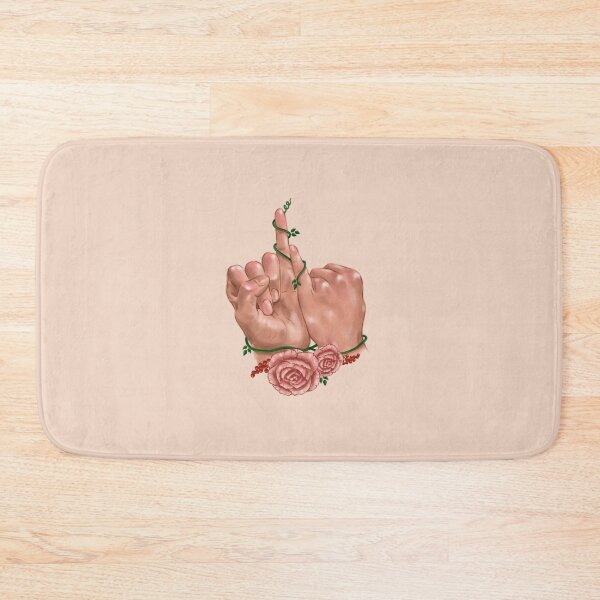 Item preview, BTS V Jimin Hand (floral) designed and sold by tinypaintspeckl.
