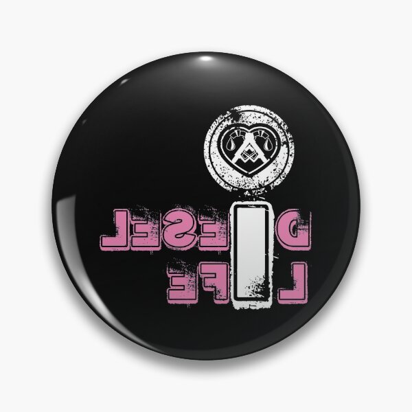 Item preview, I Heart Diesel Life Typography Pink and Black-Funny Trucker designed and sold by Mary Maple.