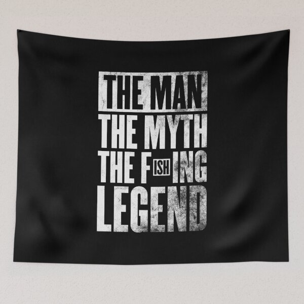 Item preview, The Man The Myth The Fishing Legend designed and sold by Chris Pierre Art.