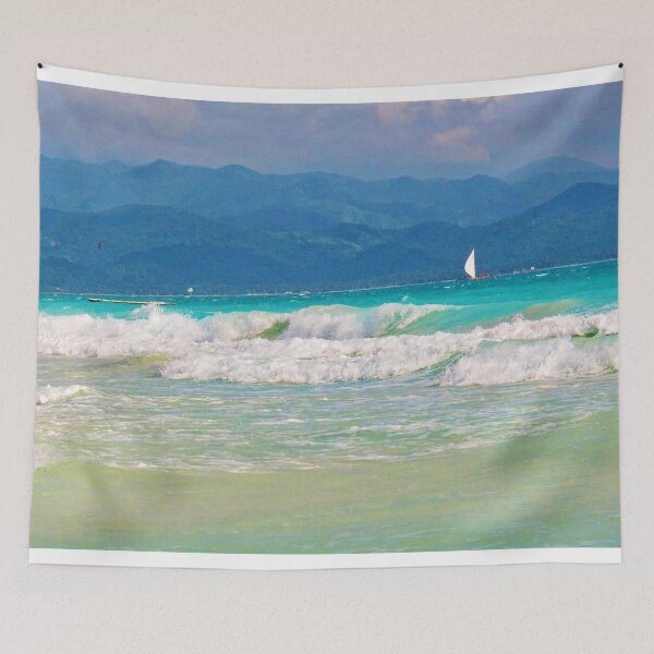 Item preview, Torquoise Ocean Waves designed and sold by doodle3Dandy.