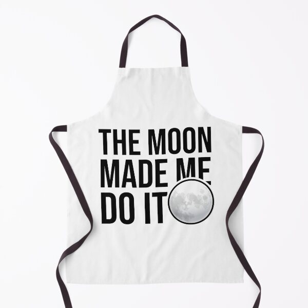 Item preview, The moon made me do it - Funny quotes designed and sold by redblackline.
