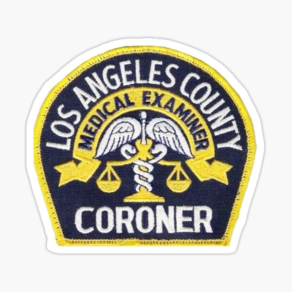 Los Angeles County Coroner Sticker