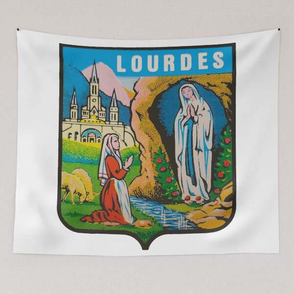 Item preview, Lourdes Decal designed and sold by Decal Mania.