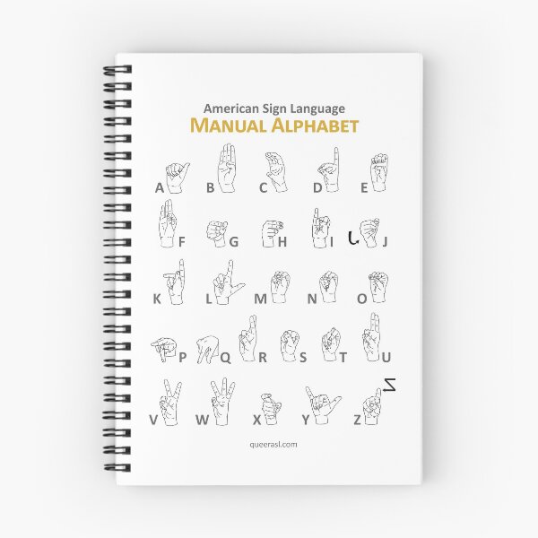Item preview, ASL Alphabet designed and sold by QueerASL.