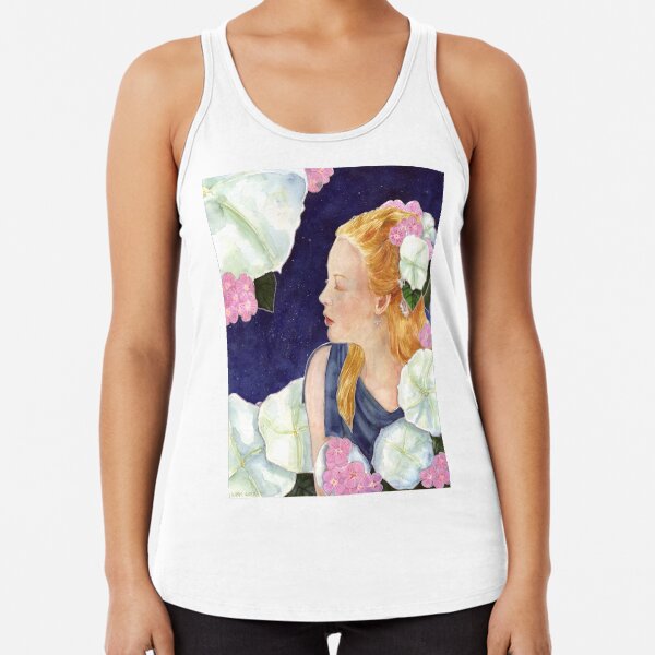 Moonflower Princess Racerback Tank Top