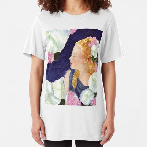 Moonflower Princess Slim Fit T-Shirt