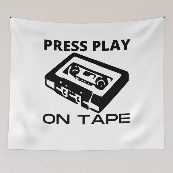 Item preview, press play on tape designed and sold by TThousand.