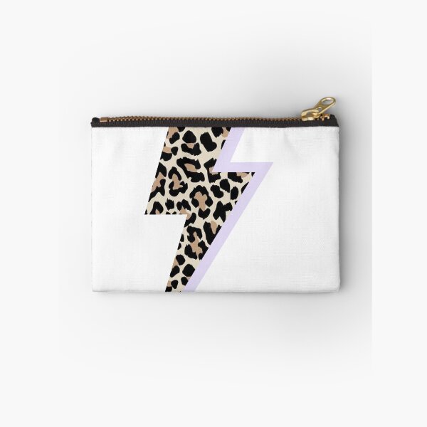 Item preview, Purple and Cheetah Lightning Bolt designed and sold by polkadotpiper29.