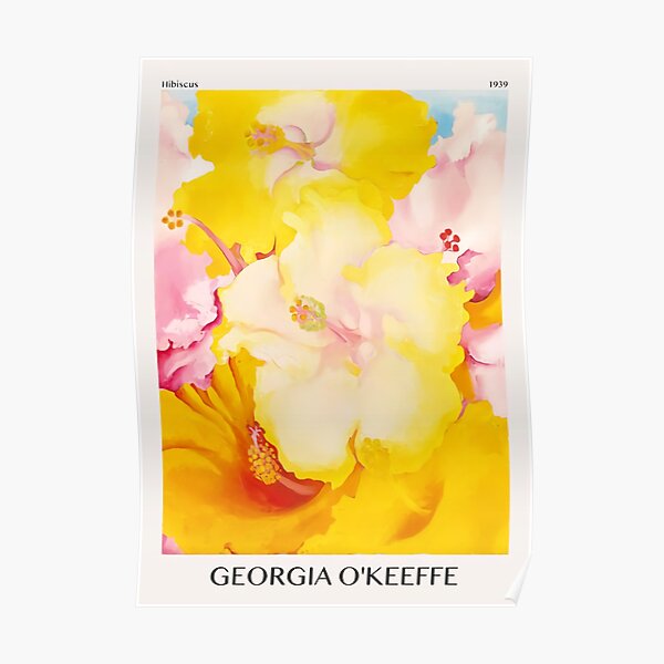 Hibiscus Georgia O'keeffe Poster