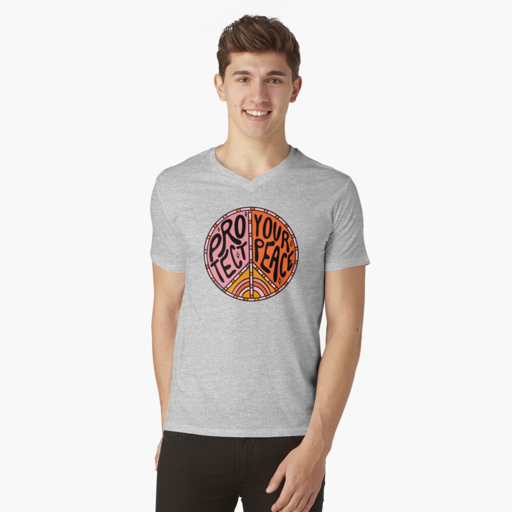 Item preview, V-Neck T-Shirt designed and sold by doodlebymeg.