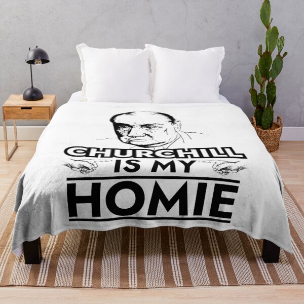Item preview, Winston Churchill is My Homie Funny Churchill  designed and sold by The Junto Shop.