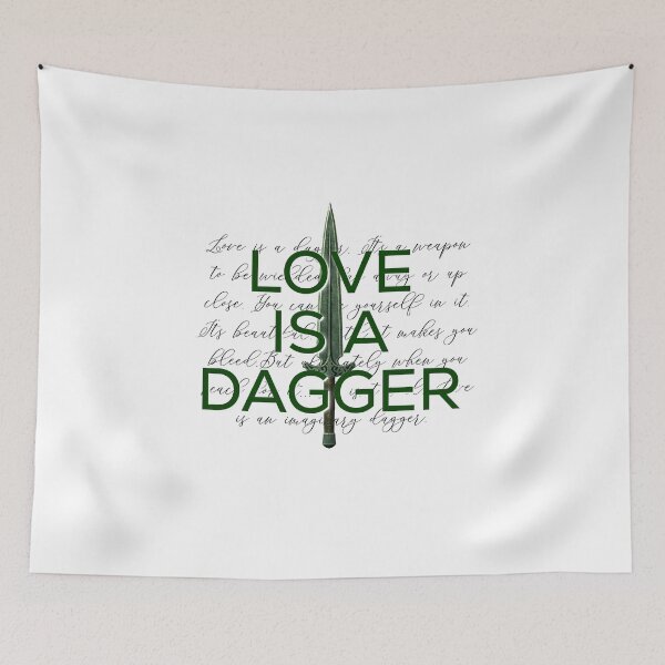 Item preview, God of mischief. Love is a dagger quote designed and sold by Booksshack.