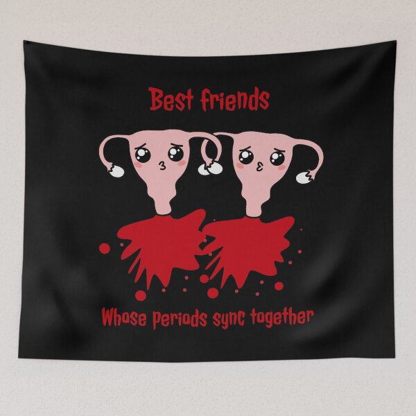 Item preview, Girl besties period sync designed and sold by Mermaidssparkle.