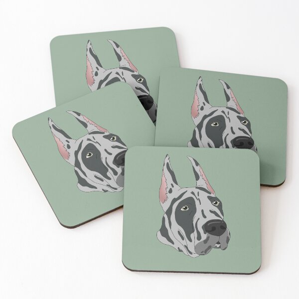 Item preview, Grey Harlequin Great Dane  designed and sold by KantstandyaC.