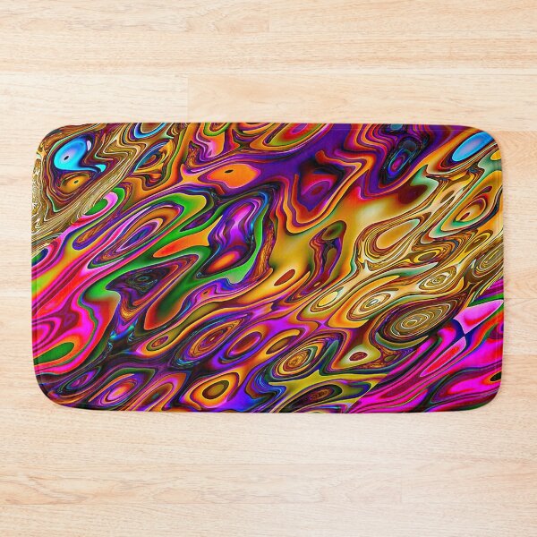Item preview, colorful oil slick, bubble paint design, very colorful, ripples and waves of color,  designed and sold by Nostrathomas66.