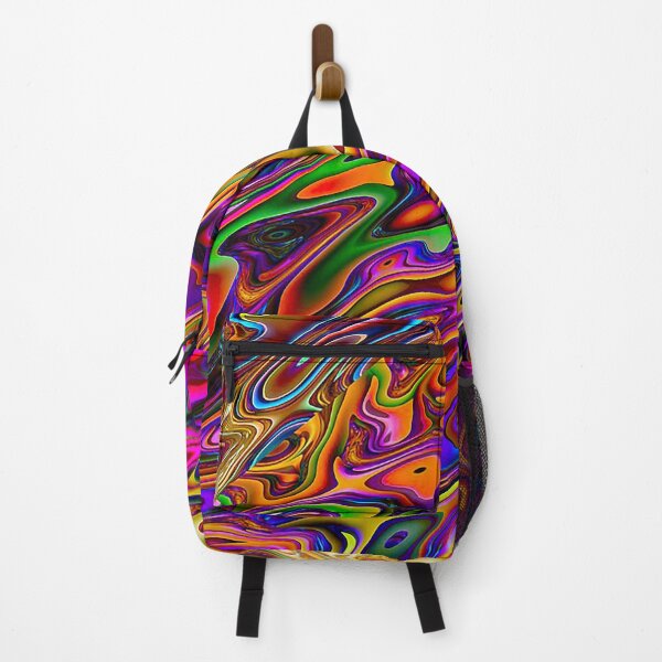 Item preview, colorful oil slick, bubble paint design, very colorful, ripples and waves of color,  designed and sold by Nostrathomas66.