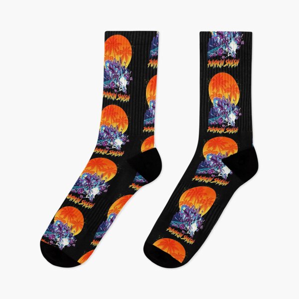Item preview, Pumpkin Smash Halloween 80s Retrowave  designed and sold by Gabrielaxel300.