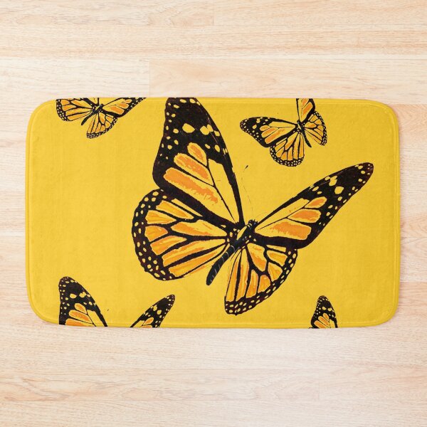Item preview, GOLD COLOR MONARCH BUTTERFLY PATTERN ABSTRACT ART designed and sold by sharlesart.