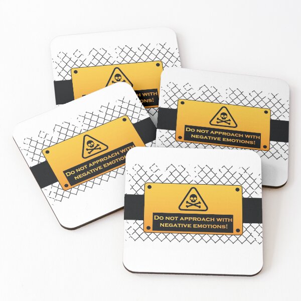 Item preview, Approaching with negative emotions is dangerous designed and sold by RIDVAN | Visual Art & Design.