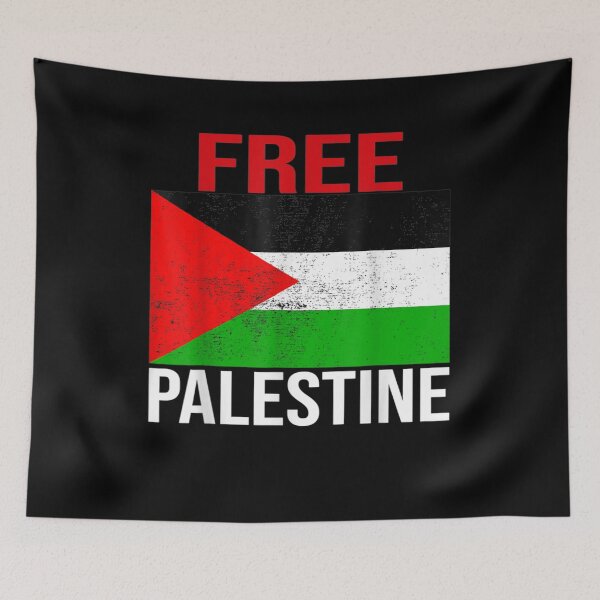 Item preview, Free Gaza Free Palestine Flag Arabic Human Rights Vintage  designed and sold by laurader.