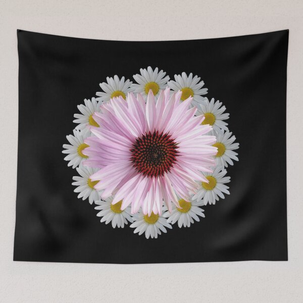 Item preview, Coneflower flowers pink daisies blossoms flower pink designed and sold by rhnaturestyles.