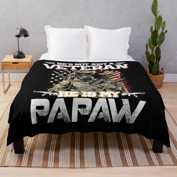 Item preview, Mens He's Not Just A Veteran He Is My Papaw American Flag  designed and sold by laurader.