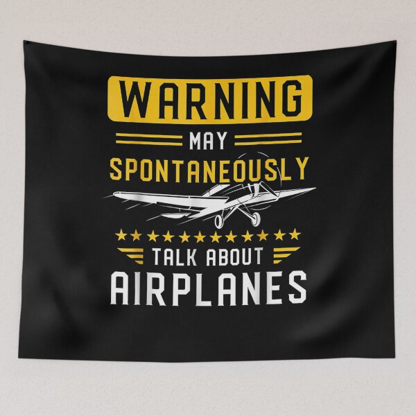 Item preview, Warning May Spontaneously Talk About Airplanes Mechanic  designed and sold by jerrie9.