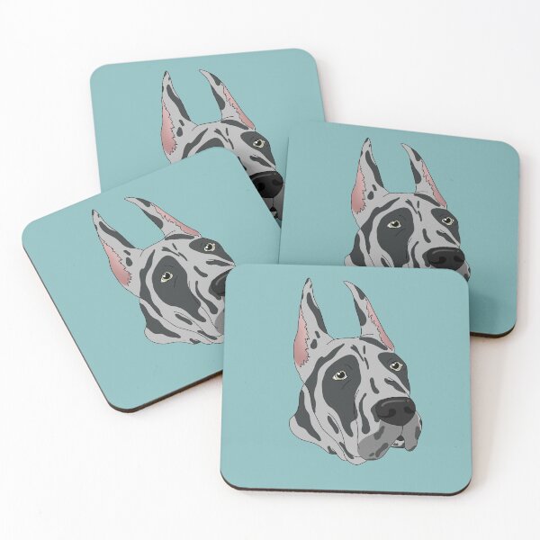 Item preview, Grey Harlequin Great Dane  designed and sold by KantstandyaC.