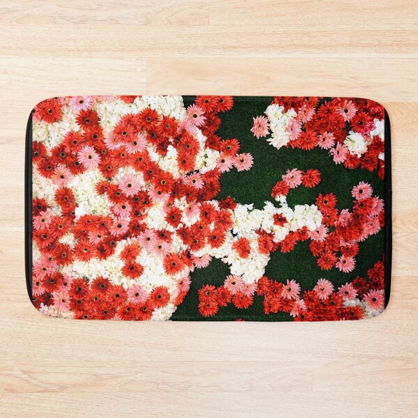 Item preview, Pink, White and Red Flowers on Black Photograph designed and sold by Bumblefuzzies.