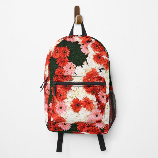Item preview, Pink, White and Red Flowers on Black Photograph designed and sold by Bumblefuzzies.