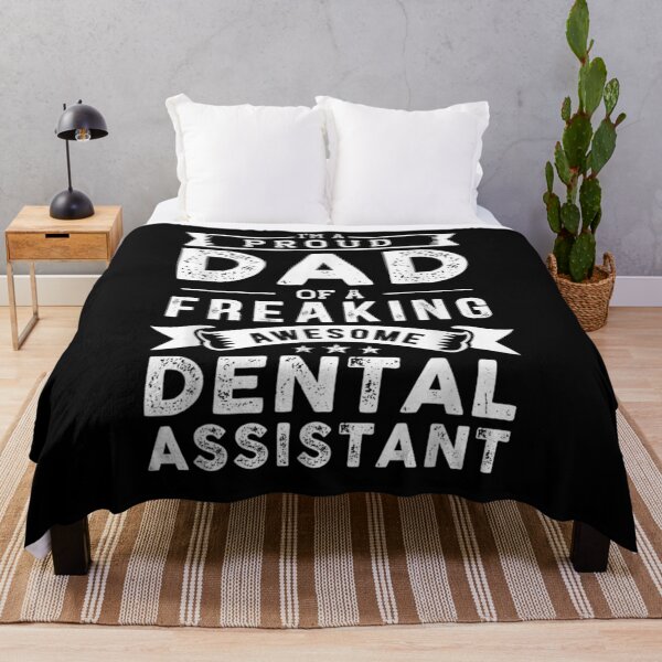 Item preview, I'm A Proud Dad Of Dental Assistant Funny Father's Day  designed and sold by jerrie9.