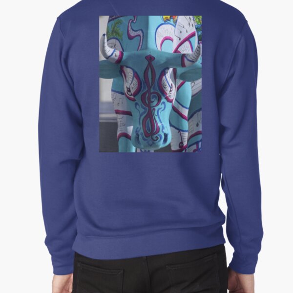 Painted Cow by Cathedral Youth, Ebrington Square Derry Pullover Sweatshirt