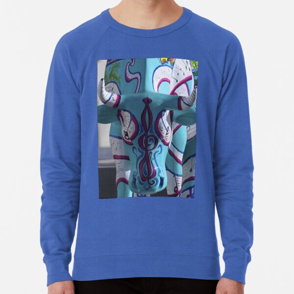 Painted Cow by Cathedral Youth, Ebrington Square Derry Lightweight Sweatshirt