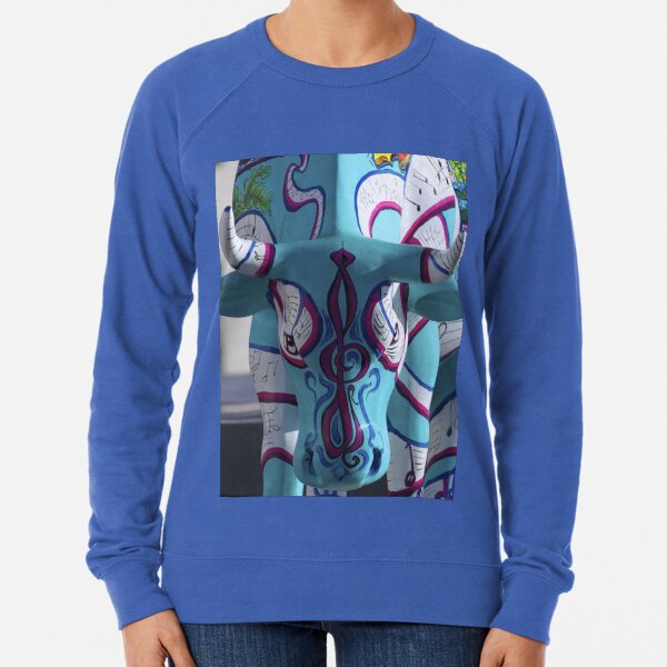 Painted Cow by Cathedral Youth, Ebrington Square Derry Lightweight Sweatshirt