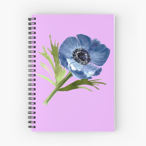 Item preview, Anemone Bud.  Anemone Blue. Anemone Blossom Flower.  designed and sold by ZheltakovaIana.